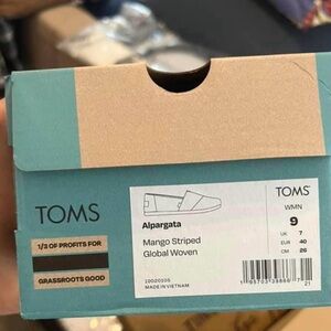 TOMS Alpargata Mango Striped Slip-Ons